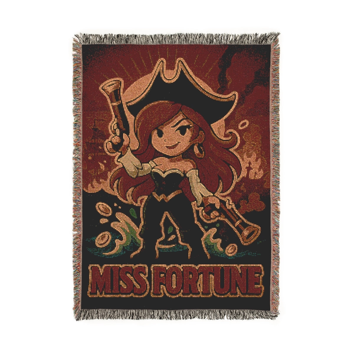 Miss Fortune Woven Blanket