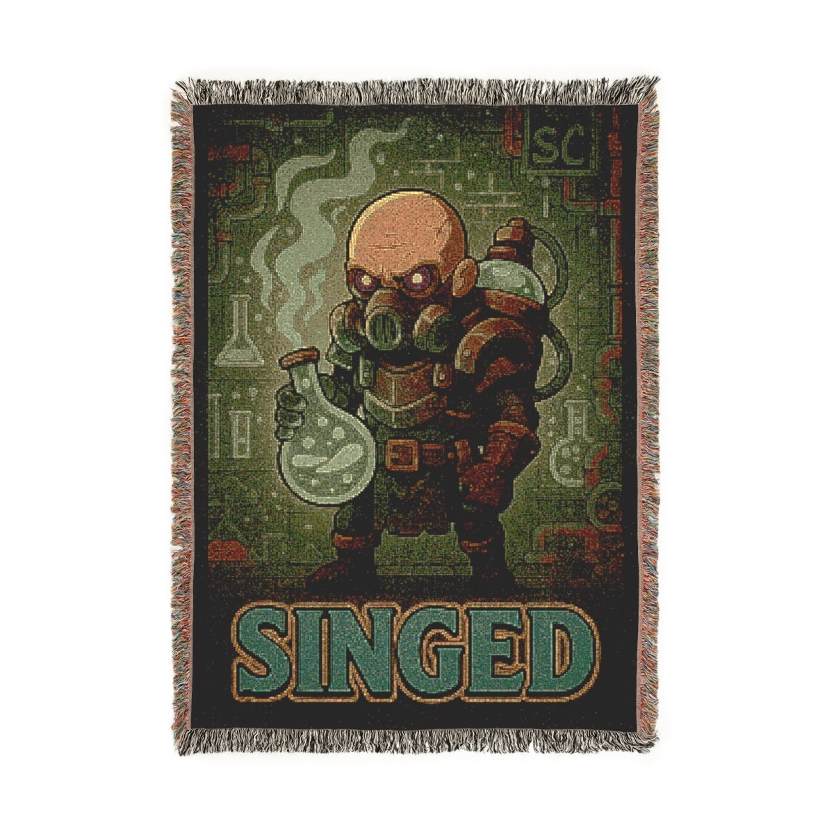 Singed Woven Blanket